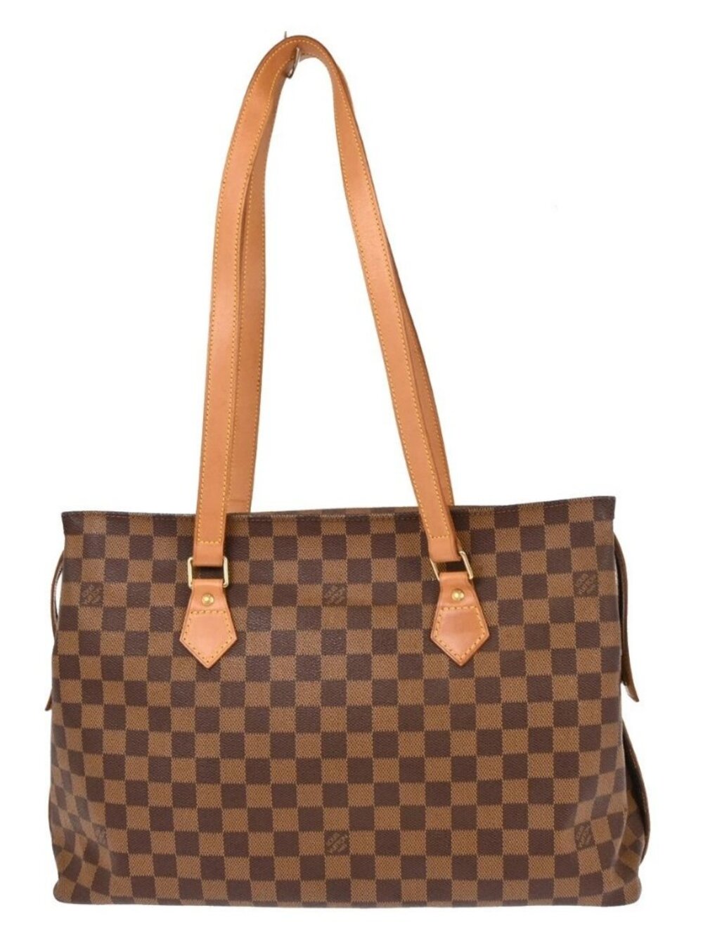 LOUIS VUITTON DAMIER COLOMBINE SHOULDER TOTE BAG - Picture 2 of 13